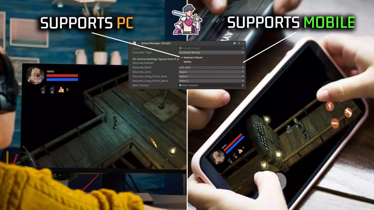 3D Roguelike RPG Complete Kit for Mobile and PC: TPS, Enemy AI, Puzzle and Props📱 - изображение 2